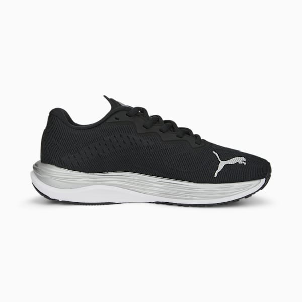 Velocity NITRO™ 2 Youth Running Shoes, PUMA Black-PUMA White-PUMA Silver, extralarge-AUS