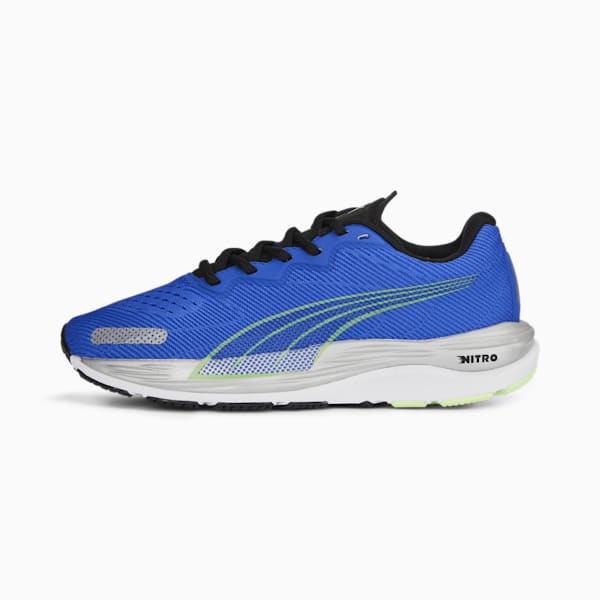 Velocity NITRO™ 2 Youth Running Shoes, Royal Sapphire-Fizzy Lime, extralarge-AUS