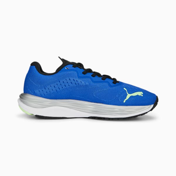 Zapatos para correr Velocity NITRO 2 para jóvenes, Royal Sapphire-Fizzy Lime, extralarge