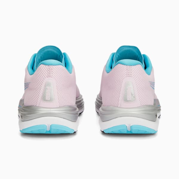 Velocity NITRO 2 Running Shoes Youth, Pearl Pink-Hero Blue-PUMA White
