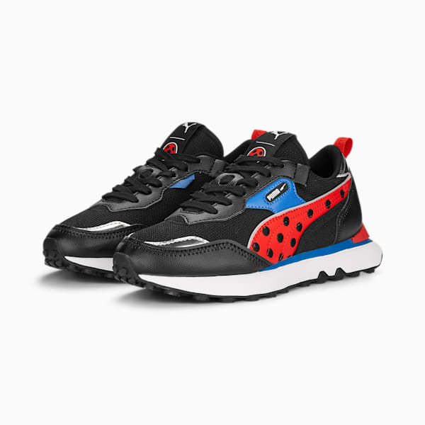 PUMA x MIRACULOUS Rider FV Sneakers Youth, PUMA Black-PUMA Red, extralarge-GBR