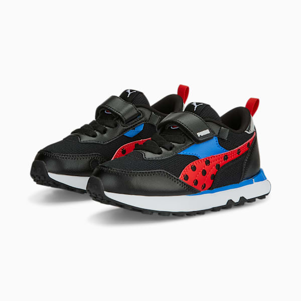 PUMA x MIRACULOUS Rider FV Alternative Closure Sneakers Kids, PUMA Black-PUMA Red, extralarge-GBR