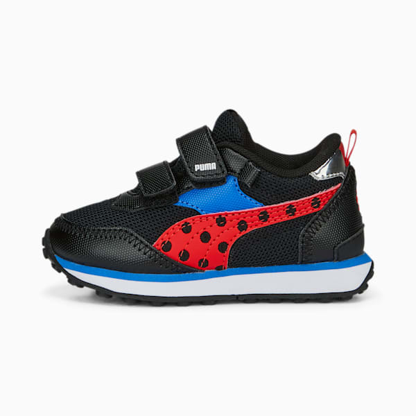 ベビー PUMA x MIRACULOUS ライダー FV クイッククロージャー スニーカー 13-16cm, PUMA Black-PUMA Red, extralarge-JPN