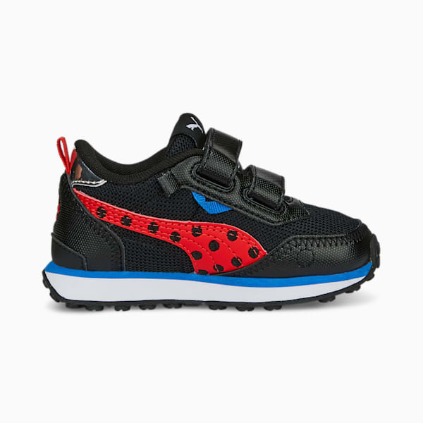 ベビー PUMA x MIRACULOUS ライダー FV クイッククロージャー スニーカー 13-16cm, PUMA Black-PUMA Red, extralarge-JPN