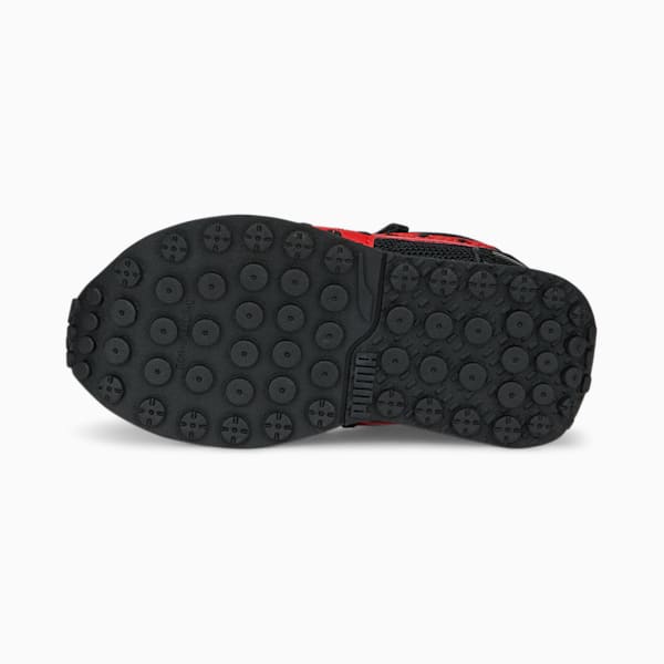 Tenis con cierre alternativo PUMA x MIRACULOUS Rider FV para bebés, PUMA Black-PUMA Red, extralarge