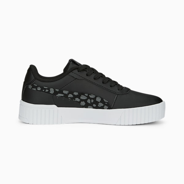 Baskets Carina 2.0 Animal Enfant et Adolescent, PUMA Black-Cool Dark Gray-PUMA Gold-PUMA White, extralarge