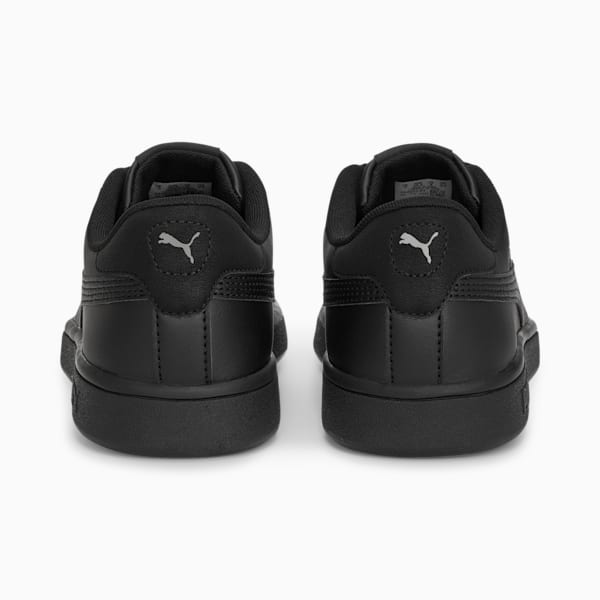 Sneakers Smash 3.0 en cuir Enfant et adolescent, PUMA Black-Shadow Gray, extralarge
