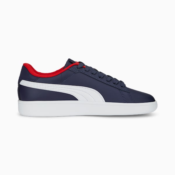 Tenis juveniles Smash 3.0, PUMA Navy-PUMA White-For All Time Red, extralarge