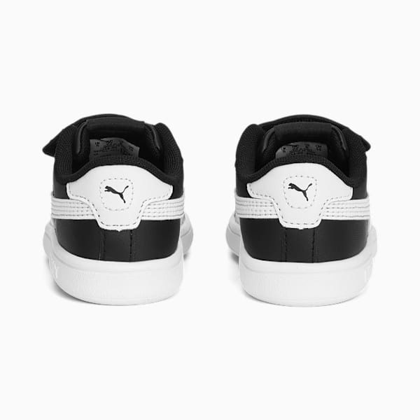 Smash 3.0 Leather V Sneakers Baby, PUMA Black-PUMA White, extralarge-GBR