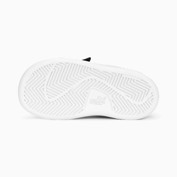 Smash 3.0 Leather V Sneakers Baby, PUMA Black-PUMA White, extralarge-GBR