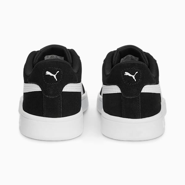 Baskets en suède Smash 3.0 Enfant et Adolescent, PUMA Black-PUMA White, extralarge