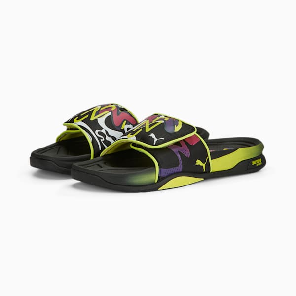 Sandalias Neymar Jr Dream Nitro, PUMA Black-PUMA White-Team Violet-Orchid Shadow