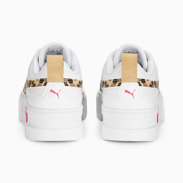 Mayze Animal Women's Sneakers, PUMA White-Granola, extralarge