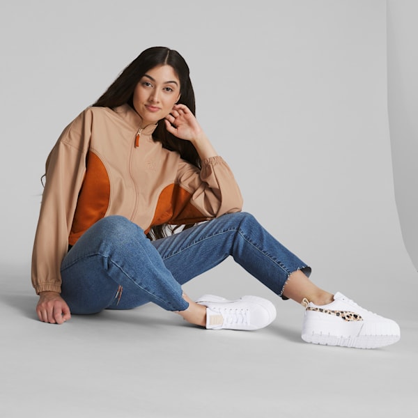 Mayze Animal Women's Sneakers, PUMA White-Granola, extralarge