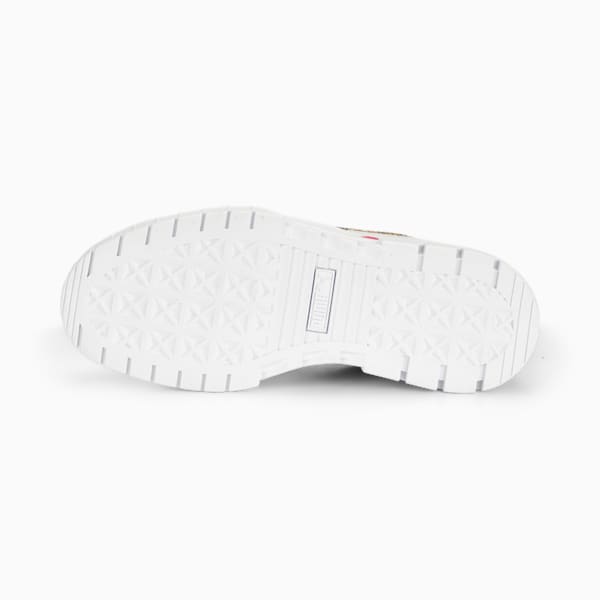 Mayze Animal Women's Sneakers, PUMA White-Granola, extralarge