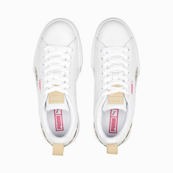 Mayze Animal Women's Sneakers, PUMA White-Granola, extralarge