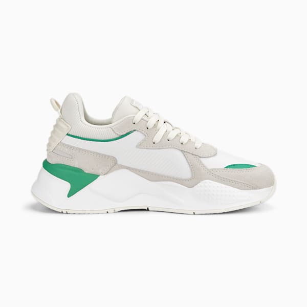 RS-X Lucky Charm Women's Sneakers, PUMA White-Warm White-Grassy Green, extralarge-IND