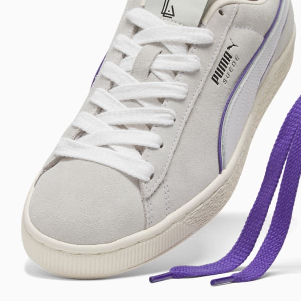 PUMA x LAUREN LONDON Suede Sneakers, PUMA White-PUMA White, extralarge