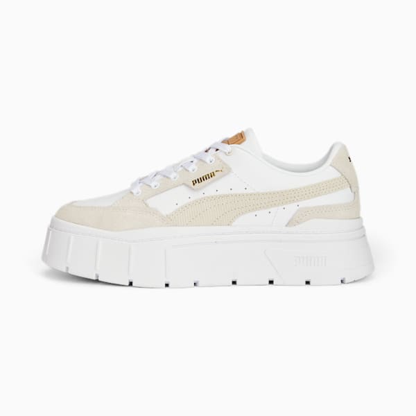 Mayze Stack Cord Sneakers Women, PUMA White-Pristine, extralarge-GBR