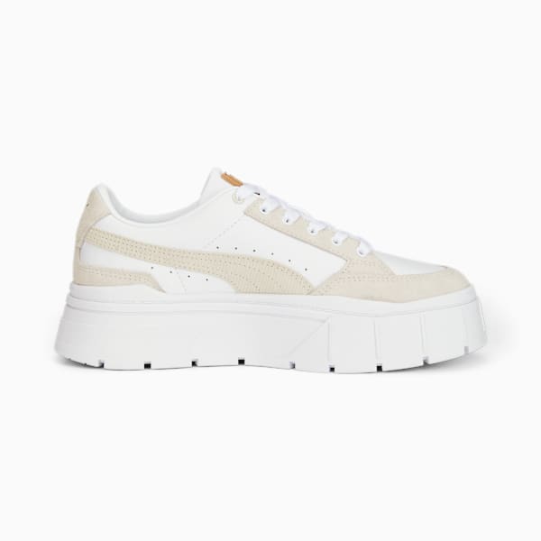 Mayze Stack Cord Sneakers Women, PUMA White-Pristine, extralarge-GBR