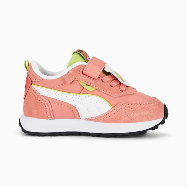 Tenis para bebés PUMA x BOB ESPONJA Rider FV, Carnation Pink-PUMA White, extralarge