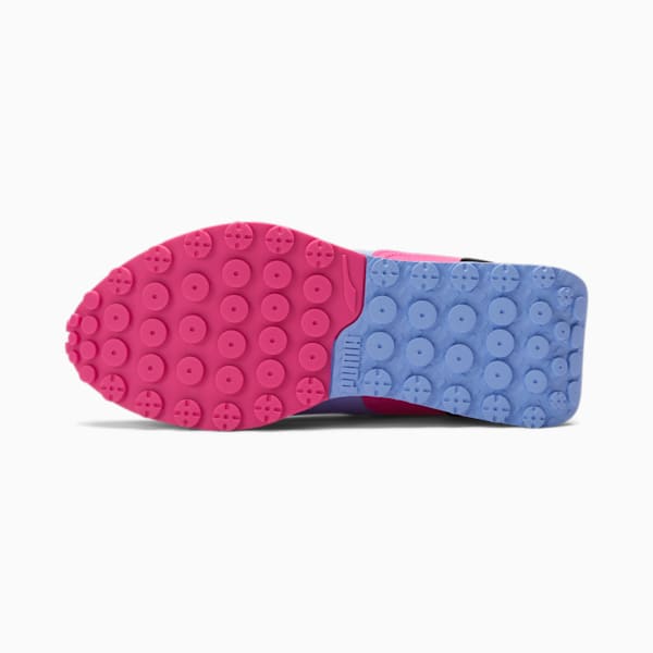 Rider FV Muted Martians Women's Sneakers, PUMA Black-Intense Lavender-Glowing Pink