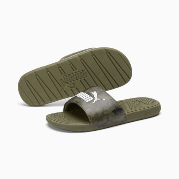 Cool Cat Camo Men's Slides