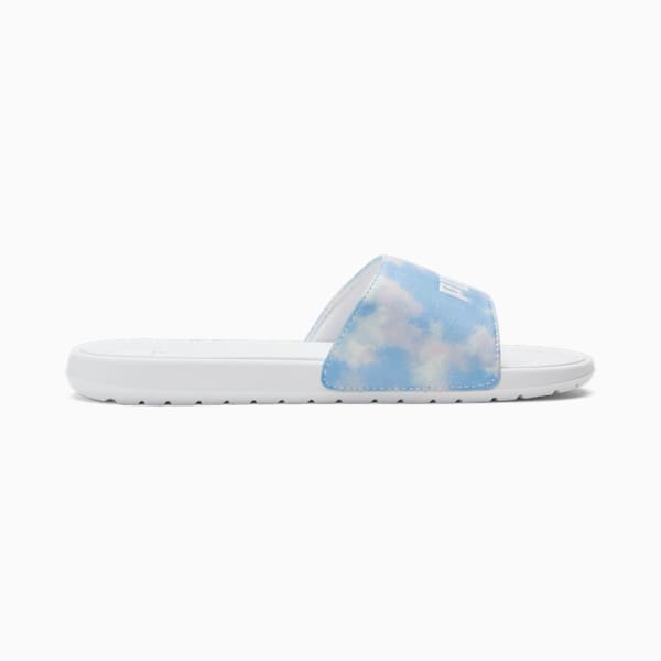 Cool Cat 2.0 Women's Slides, Pearl Pink-Day Dream-Hero Blue-PUMA White, extralarge