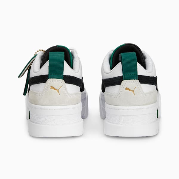 Mayze Archive Remastered Women's Sneakers, PUMA White-PUMA Black-Vine, extralarge