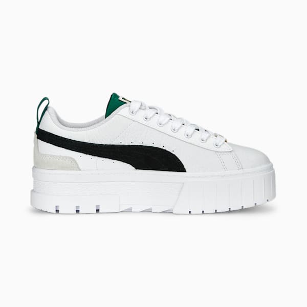 Mayze Archive Remastered Women's Sneakers, PUMA White-PUMA Black-Vine, extralarge