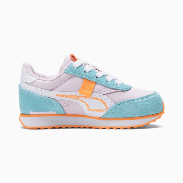 Future Rider Spring Sketchbook Little Kids' Sneakers, Pearl Pink-PUMA White, extralarge