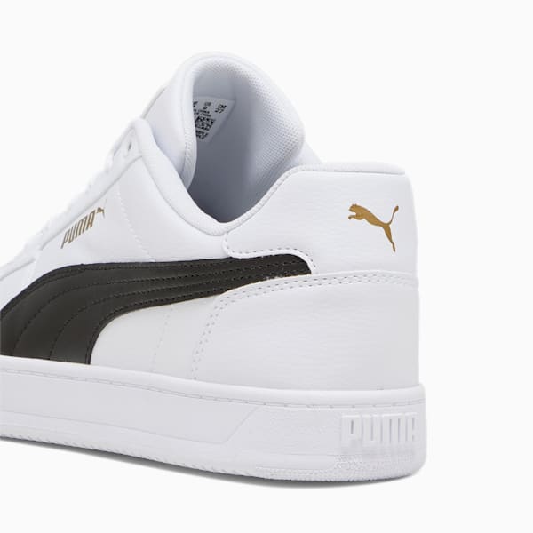 Tenis Caven 2.0, PUMA White-PUMA Black-Gold, extralarge
