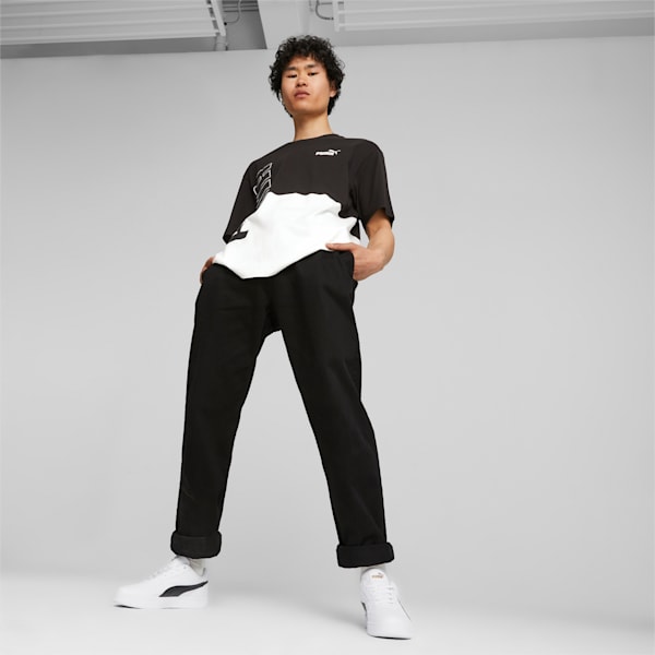 Tenis Caven 2.0, PUMA White-PUMA Black-Gold, extralarge