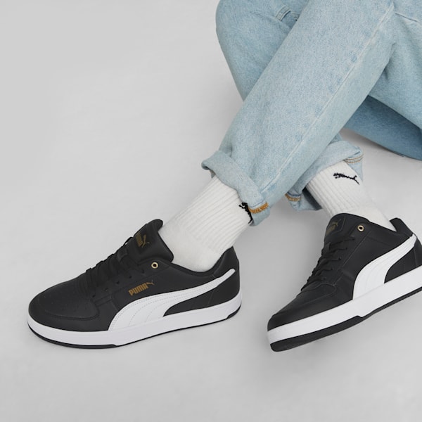 Caven 2.0 Sneakers, PUMA Black-PUMA White-Gold, extralarge