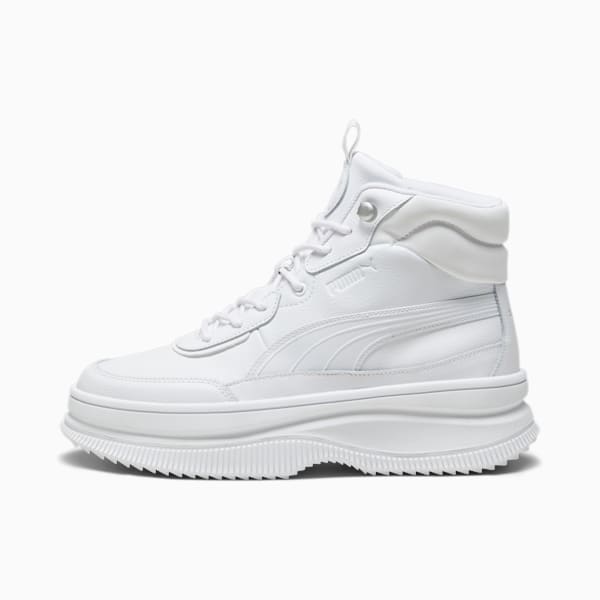 ウィメンズ マイラ スニーカー, PUMA White-PUMA White-PUMA Silver, extralarge-JPN