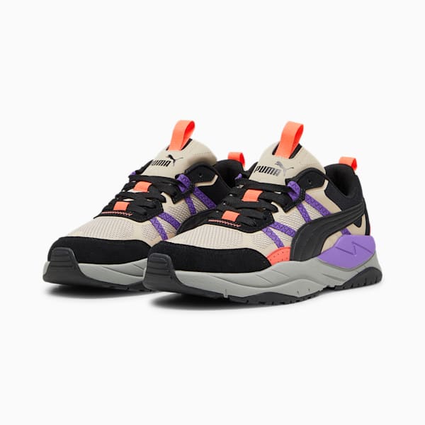 Tenis X-Ray Tour, Granola-PUMA Black-Purple Glimmer, extralarge