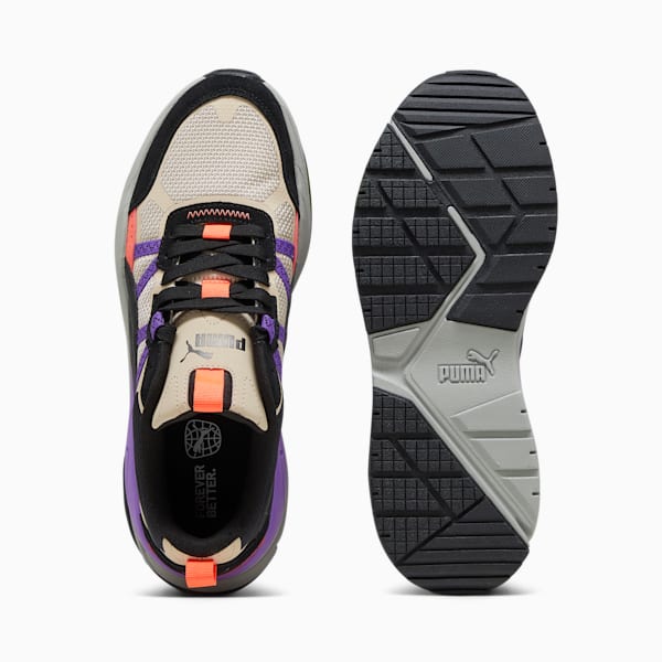 ユニセックス エックスレイ ツアー スニーカー, Granola-PUMA Black-Purple Glimmer, extralarge-JPN