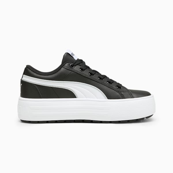 Puma black leather platform sneakers cheap