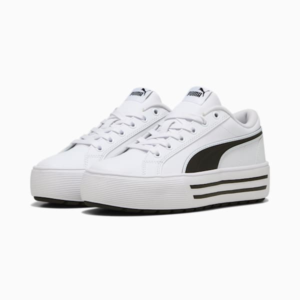 Kaia 2.0 Women's Sneakers, PUMA White-PUMA Black, extralarge