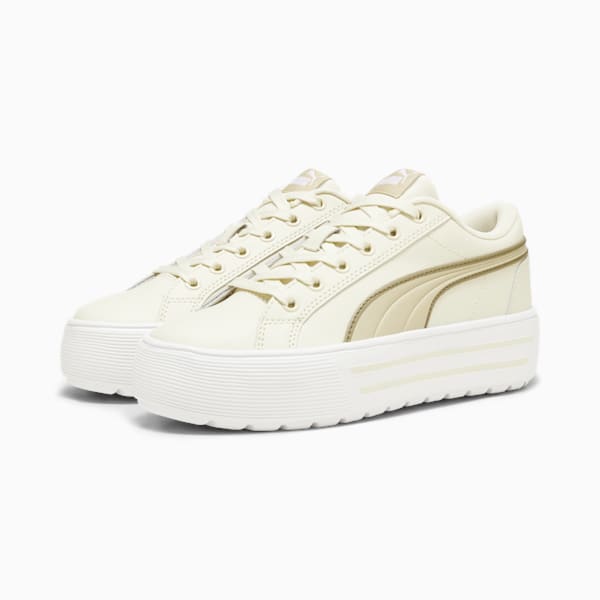 Kaia 2.0 Women's Sneakers, Alpine Snow-Granola-PUMA White-Chocolate Chip, extralarge