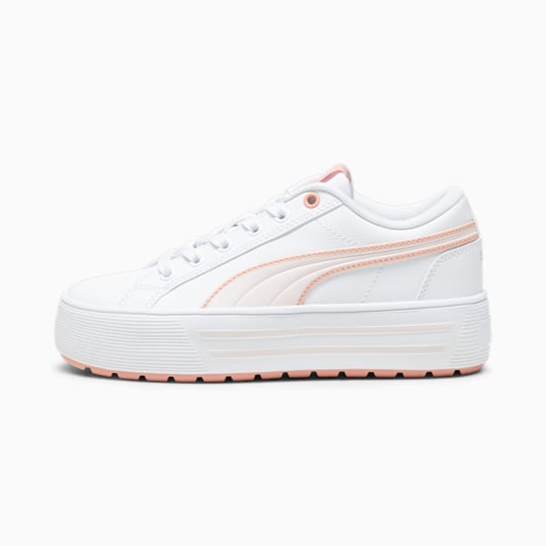 Tenis para mujer Kaia 2.0, PUMA White-Frosty Pink-Poppy Pink, extralarge
