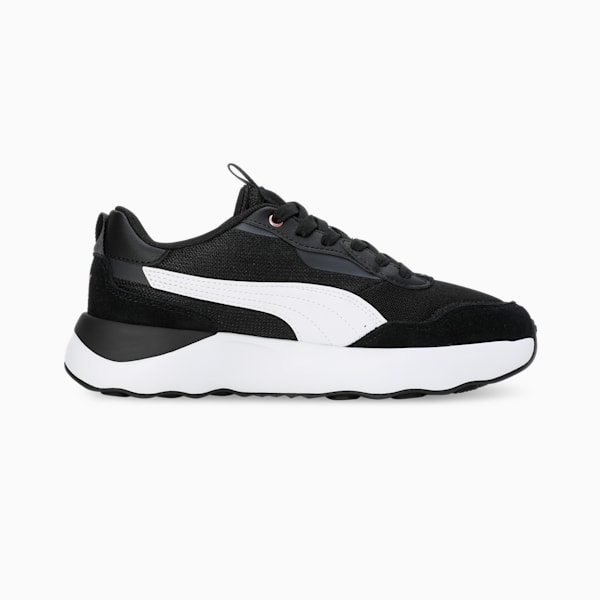 Runtamed Platform Women's Sneakers, PUMA Black-PUMA White-Shadow Gray-Rose Gold, extralarge-IND