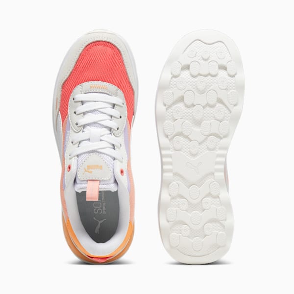 Tenis Runtamed Platform para mujer, Poppy Pink-PUMA White-Electric Blush-Warm White, extralarge