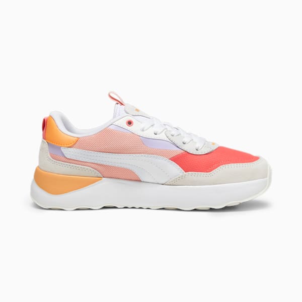 Tenis Runtamed Platform para mujer, Poppy Pink-PUMA White-Electric Blush-Warm White, extralarge