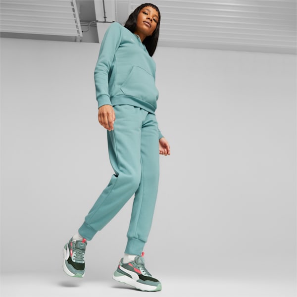 Tenis Runtamed Platform para mujer, Green Fog-PUMA White-Myrtle-Electric Blush, extralarge