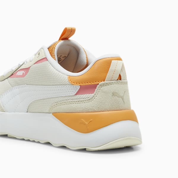 ウィメンズ ランテイムド プラットフォーム スニーカー, Putty-PUMA White-Warm White-Clementine-Passionfruit, extralarge-JPN