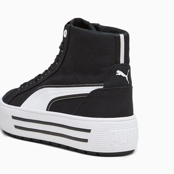 Kaia 2.0 Mid Women's Sneakers, PUMA Black-PUMA White, extralarge