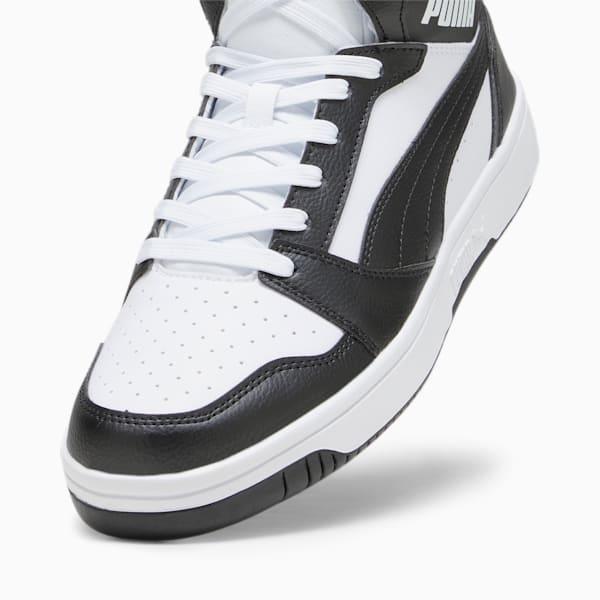 Rebound Sneakers, PUMA White-PUMA Black-Shadow Gray-PUMA White, extralarge-GBR