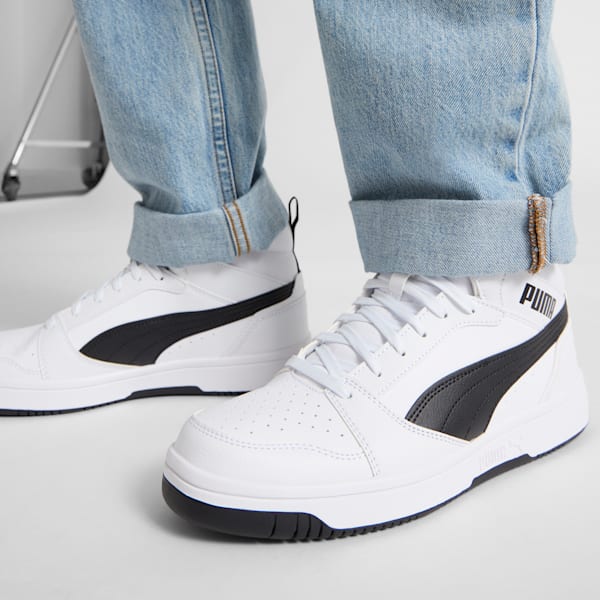 Rebound Sneakers, PUMA White-PUMA Black, extralarge
