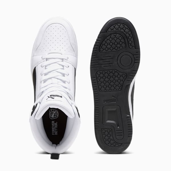 Tenis Rebound, PUMA White-PUMA Black, extralarge